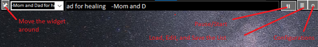 Prayer Reminders help information